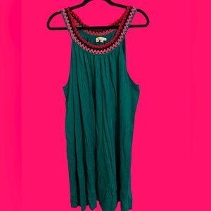 Boden Sz US 20/22 Crochet Neck Jersey Dress